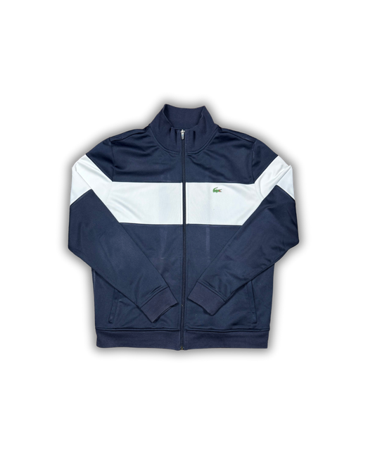 Lacoste Navy & White Track Jacket