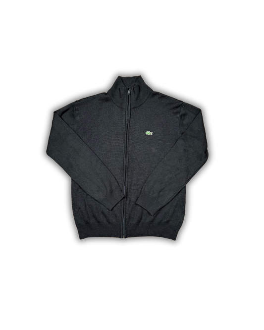 Lacoste Black Full-Zip Sweater